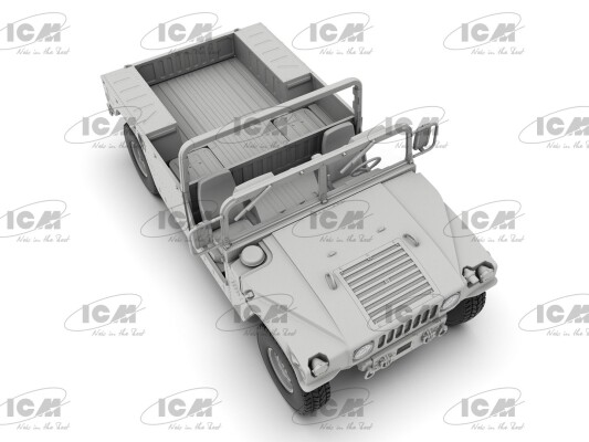 Збірна модель 1/35 Бронеавтомобіль Humvee M1097A2 ICM 35435 детальное изображение Автомобили 1/35 Автомобили