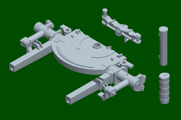 Сборная модель 1/16 Немецкая 7,5-см противотанковая пушка Pak 40 IloveKit 61608 детальное изображение Артиллерия Военная техника