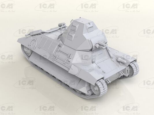 Сборная модель FCM 36 с французским танковым экипажем детальное изображение Бронетехника 1/35 Бронетехника