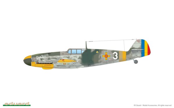 Збірна модель 1/48 Літак Bf 109G-4 Eduard 82117 детальное изображение Самолеты 1/48 Самолеты