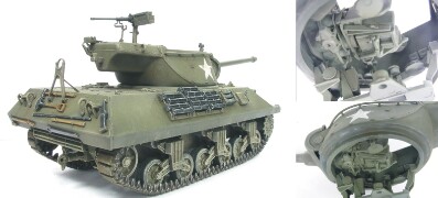 Збірна модель 1/35 90-мм самохідна артилерійська установка M36 "Jackson" (США) AFV Club 35058 детальное изображение Бронетехника 1/35 Бронетехника