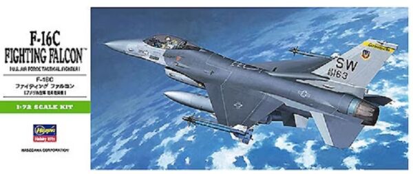 Scale Model 1/72 F-16C FIGHTING FALCON B2 Hasegawa 00232 детальное изображение Самолеты 1/72 Самолеты