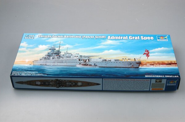 Збірна модель 1/350 Німецький лінкор Admiral Graf Spee Trumpeter 05316 детальное изображение Флот 1/350 Флот