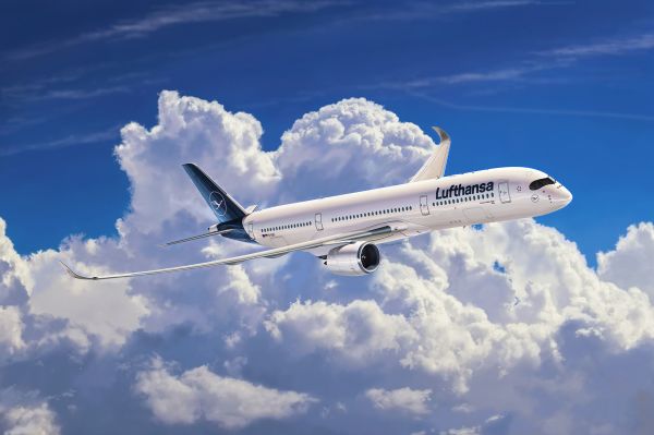 Збірна модель 1/144 літак Airbus A350-900 Lufthansa New Livery Revell 03881 детальное изображение Самолеты 1/144 Самолеты