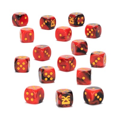 Ігрові куби AGE OF SIGMAR - BLADES OF KHORNE DICE детальное изображение Кубы WARHAMMER Age of Sigmar