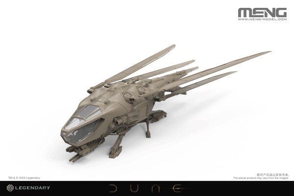 Збірна модель 1/72 Dune Harkonnen Ornithopter Менг DS-009 детальное изображение Фантастика Космос