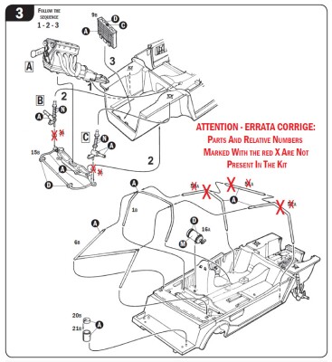 Збірна модель 1/24 Автомобіль Ford Escort Zakspeed Gr.2 Italeri 3664 детальное изображение Автомобили 1/24 Автомобили