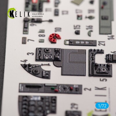 Bristol Beaufort Mk.1 3D декаль інтер'єр для комплекту Airfix 1/72 KELIK K72151 детальное изображение 3D Декали Афтермаркет