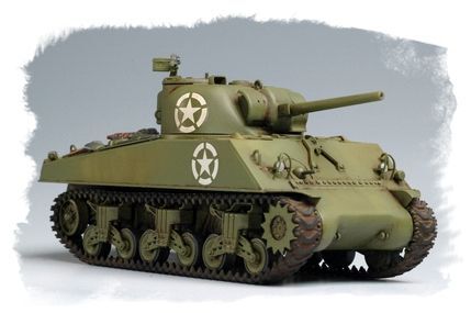 Американський танк M4A3 детальное изображение Бронетехника 1/48 Бронетехника