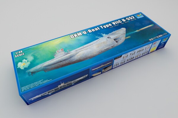 Збірна модель 1/48 Німецький підводний човен DKM типу VIIC U-552 Trumpeter 06801 детальное изображение Подводный флот Флот