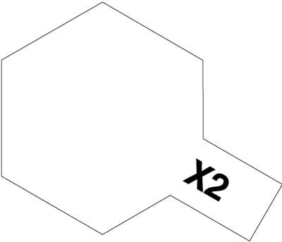 Акриловая краска на спиртовой основе Белая 10мл Тамия Мини X-2 детальное изображение Акриловые краски Краски