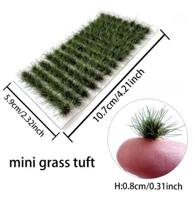 Зелений пучок трави (Mini grass tuft) MGT-1 детальное изображение Наборы деталировки Диорамы