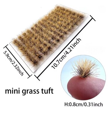 Сухі пучки трави (Mini grass tuft) MGT-3 детальное изображение Наборы деталировки Диорамы