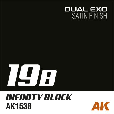 Dual exo 19b – infinity black 60ml детальное изображение AK Dual EXO Краски