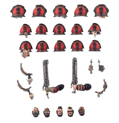 Ігровий набір Warhammer 40000 - CHAOS SPACE MARINES - RED CORSAIRS UPGRADES &amp; TRANSFERS детальное изображение Космический Десант Хаоса Армии Хаоса