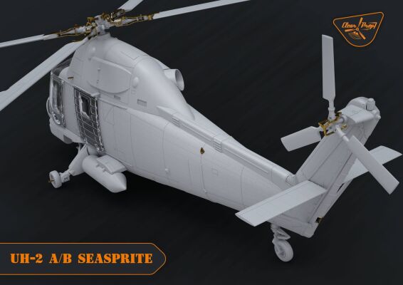 Збірна модель 1/72 американський вертоліт UH-2 A/B Seasprite ClearProp72002 детальное изображение Вертолеты 1/72 Вертолеты