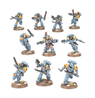 Игровой набор Warhammer 40000: SPACE WOLVES - BLOOD CLAWS детальное изображение Космические Волки Космические Десантники