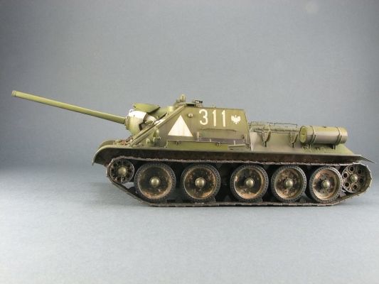 Радянська самохідна гармата SU-85 Early Production Mod.1944 з повним інтер'єром детальное изображение Бронетехника 1/35 Бронетехника