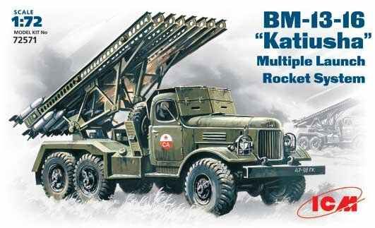 БМ-13-16 «Катюша» детальное изображение Бронетехника 1/72 Бронетехника