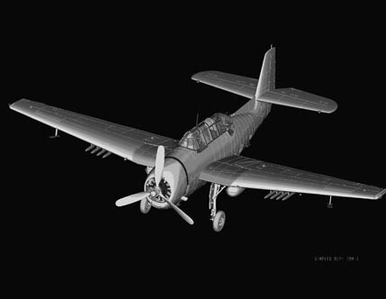 Сборная модель 1/48 Торпедоносец-бомбардировщик TBM-3 Avenger ХоббиБосс 80325 детальное изображение Самолеты 1/48 Самолеты
