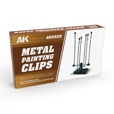 Metal clamps for painting AK-interactive 9520 детальное изображение Аэрография Инструменты