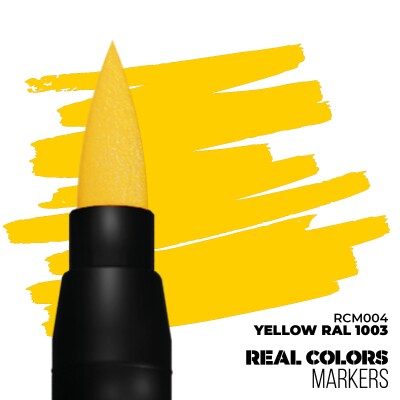 Маркер - Жовтий RAL 1003 RCM 004 детальное изображение Real Colors MARKERS Краски