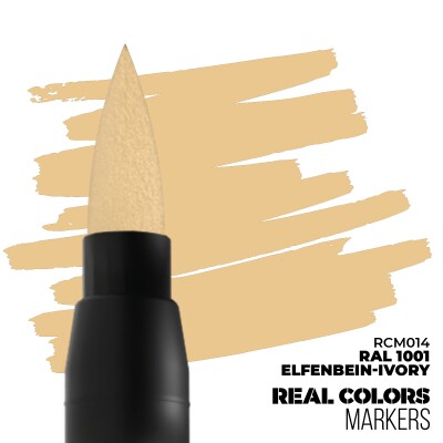 Ral 1001 Elfenbein-Ivory – RC Marker RCM 014 детальное изображение Real Colors MARKERS Краски