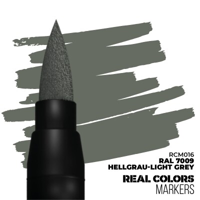 RAL 7009 Hellgrau-Light Grey – RC Marker RCM 016 детальное изображение Real Colors MARKERS Краски
