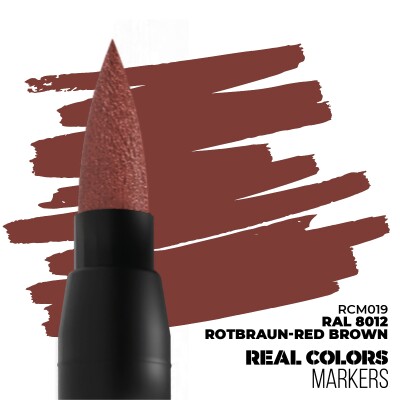 Маркер - Красно коричневый RAL 8012 RCM 019 детальное изображение Real Colors MARKERS Краски