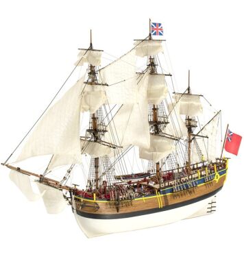 Vessel HMS Endeavour. 1:65 Wooden Model Ship Kit детальное изображение Корабли Модели из дерева