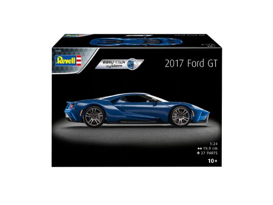 Сборная модель 1/24 автомобиль 2017 Ford GT Easy Click Revell 07824 детальное изображение Автомобили 1/24 Автомобили