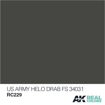 US Army Helo Drab FS 34031 / Армия США детальное изображение Real Colors Краски