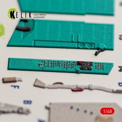MiG-23 MF декаль інтер'єр для комплекту Trumpeter 1/48 KELIK K48199 детальное изображение 3D Декали Афтермаркет