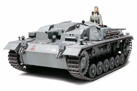 Сборная модель 1/35 Немецкий танк STURMGESCHUTZ III AUSF.B Тамия 35281 детальное изображение Бронетехника 1/35 Бронетехника