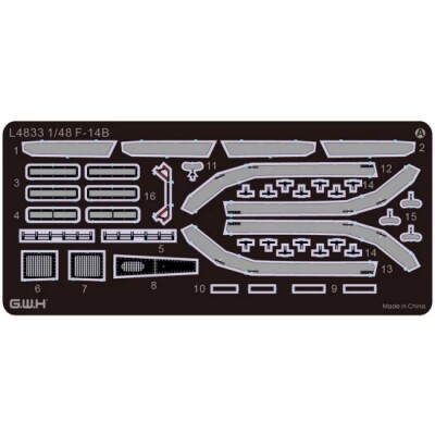 Збірна модель 1/48 Літак Grumman F-14 B Bombcat Great Wall Hobby L4833 детальное изображение Самолеты 1/48 Самолеты