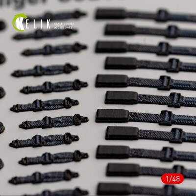 Passenger Seat Belts для MH-60/UH-60 Black Hawk 3D декаль інтер'єр для комплекту ICM 1/48 KELIK K48115 детальное изображение 3D Декали Афтермаркет