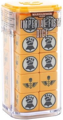 IMPERIAL FISTS DICE SET детальное изображение Кубы WARHAMMER 40,000