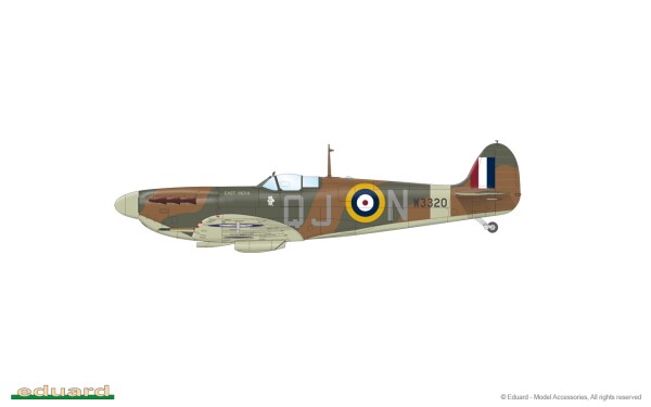Scale model 1/48 Aircraft Spitfire Mk.Vb SPITFIRE STORY LIMITED Eduard ED11153 детальное изображение Самолеты 1/48 Самолеты