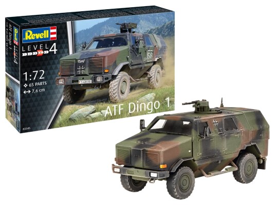 Scale model 1/72 Armored car Dingo 1 Revell 03345 детальное изображение Автомобили 1/72 Автомобили