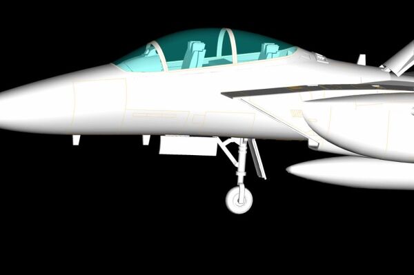 Збірна модель американського винищувача F-15E Strike Eagle Strike fighter детальное изображение Самолеты 1/72 Самолеты