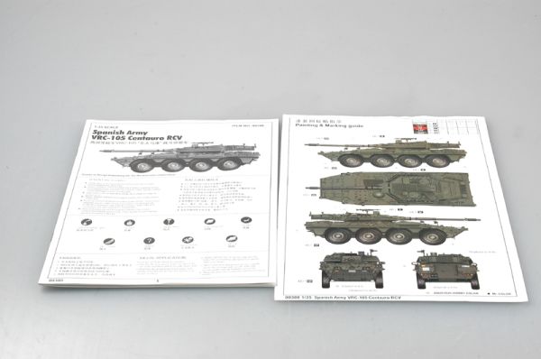 Збірна модель 1/35 Бойова машина VRC-105 Centauro RCV на озброєнні Іспанії Trumpeter 00388 детальное изображение Бронетехника 1/35 Бронетехника