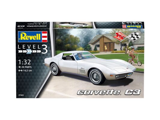 Автомобіль Corvette C3 детальное изображение Автомобили 1/32 Автомобили