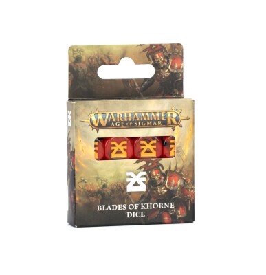 Ігрові куби AGE OF SIGMAR - BLADES OF KHORNE DICE детальное изображение Кубы WARHAMMER Age of Sigmar