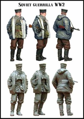 Soviet  Guerrilla WW2 детальное изображение Фигуры 1/35 Фигуры