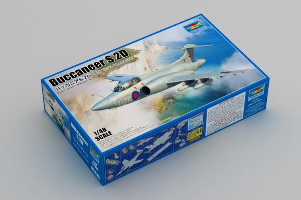 Збірна модель 1:48 Британський палубний літак Buccaneer S.2D Trumpeter 05845 детальное изображение Самолеты 1/48 Самолеты