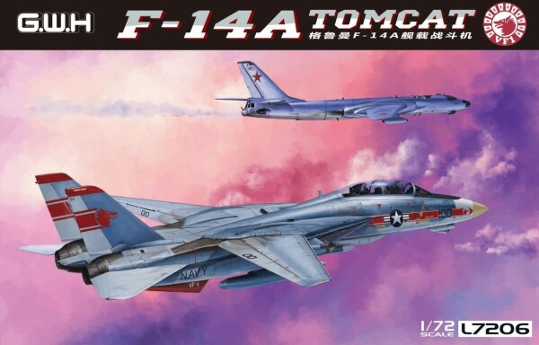 Сборная модель 1/72 Самолет Ф-14A Томкэт Great Wall Hobby L7206 детальное изображение Самолеты 1/72 Самолеты