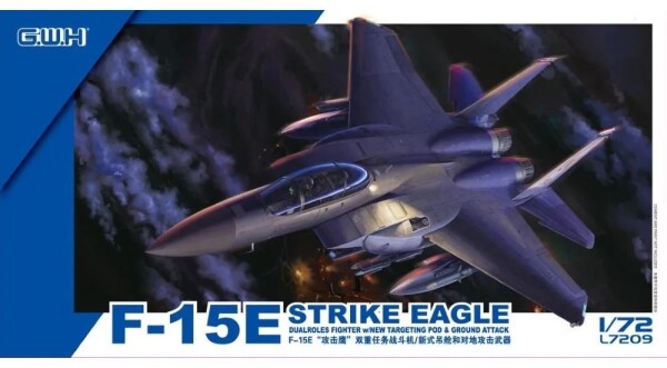 Сборная модель 1/72 Самолет Ф-15E Strike Eagle Great Wall Hobby L7209 детальное изображение Самолеты 1/72 Самолеты