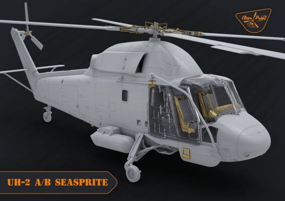 Сборная модель 1/72 американский вертолёт UH-2 А/Б Seasprite Clear Prop 72002 детальное изображение Вертолеты 1/72 Вертолеты