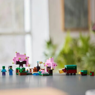 LEGO Minecraft  Blooming cherry orchard 21260 детальное изображение LEGO Minecraft Lego