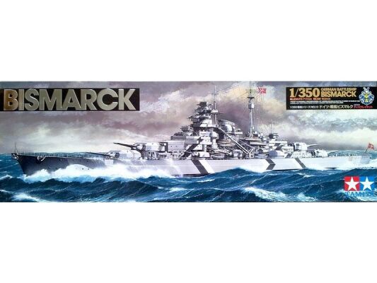 Scale model 1/350 German Bismarck Battleship Tamiya 78013 детальное изображение Флот 1/350 Флот